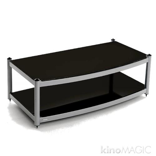 Equinox 2 Shelf Base Module AV Silver/Piano Black 