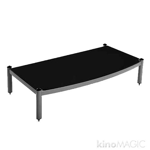 Equinox Single Shelf Module AV Silver/Piano Black 