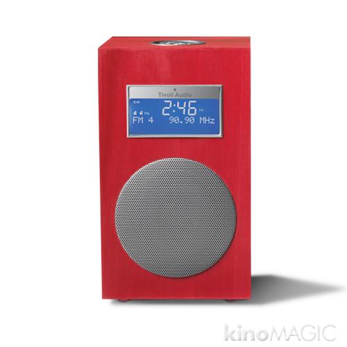 Model 10 Clock Radio Carmine Red/Silver (M10CR)