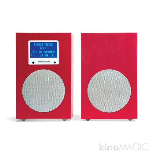NetWorks Stereo with FM Carmine Red/White (NFCCR)