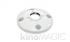 CMS115 white Round Ceiling Plate 6"