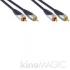 High Definition Stereo Audio Cable 2 x RCA M - 2 x